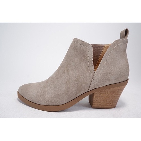 The NEW Boutique Shoes - Taupe Ankle Boots